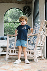 Lil Legs Camp Scouts Collection Boys Patch Applique Short Sleeve T-shirt Tee - PAT