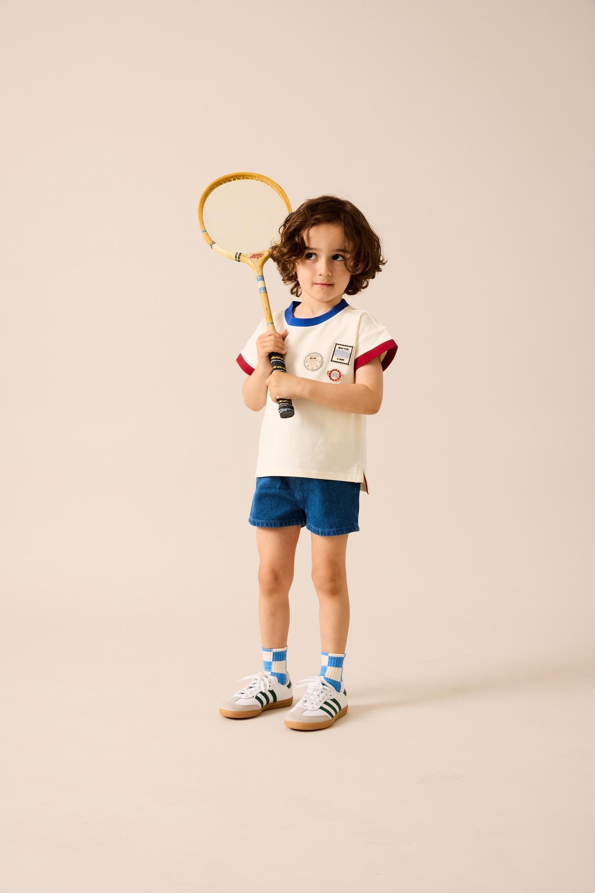 Lil Legs Camp Scouts Collection Boys Patch Applique Short Sleeve T-shirt Tee - PAT