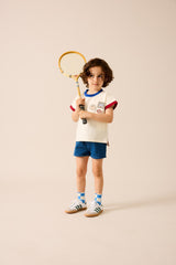 Lil Legs Camp Scouts Collection Boys Patch Applique Short Sleeve T-shirt Tee - PAT