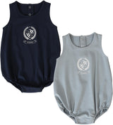 Lil Legs Camp Scouts Collection Baby Boys Emblem Romper - EMR