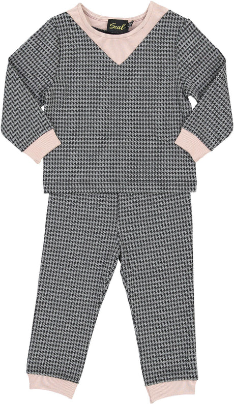 Seal Unisex Houndstooth Pajamas - WB2CY1832E