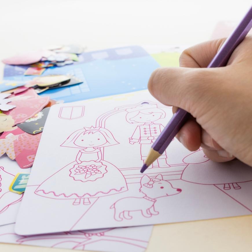 Bazic Princess Activity Sheets & Stickers - 3863