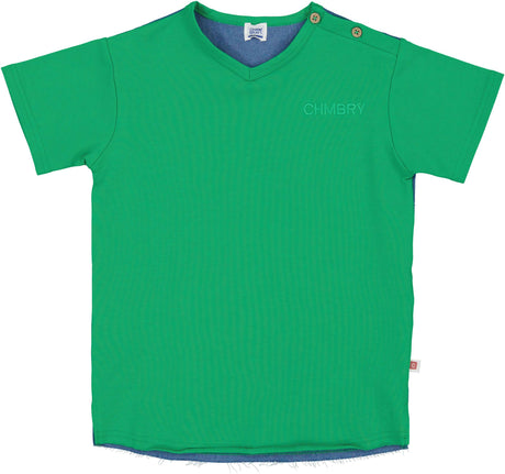 Chambray Boys Dodge Short Sleeve T-shirt - DG710