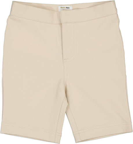 Mocha Noir Boys Stretch Dress Shorts - ASCP305S