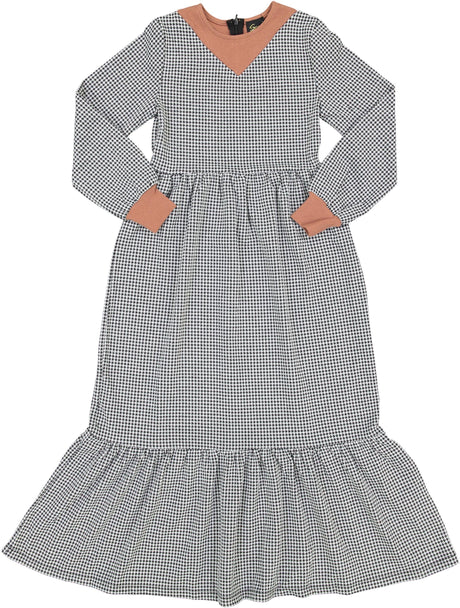 Seal Girls Houndstooth Robe - WB2CY1832R