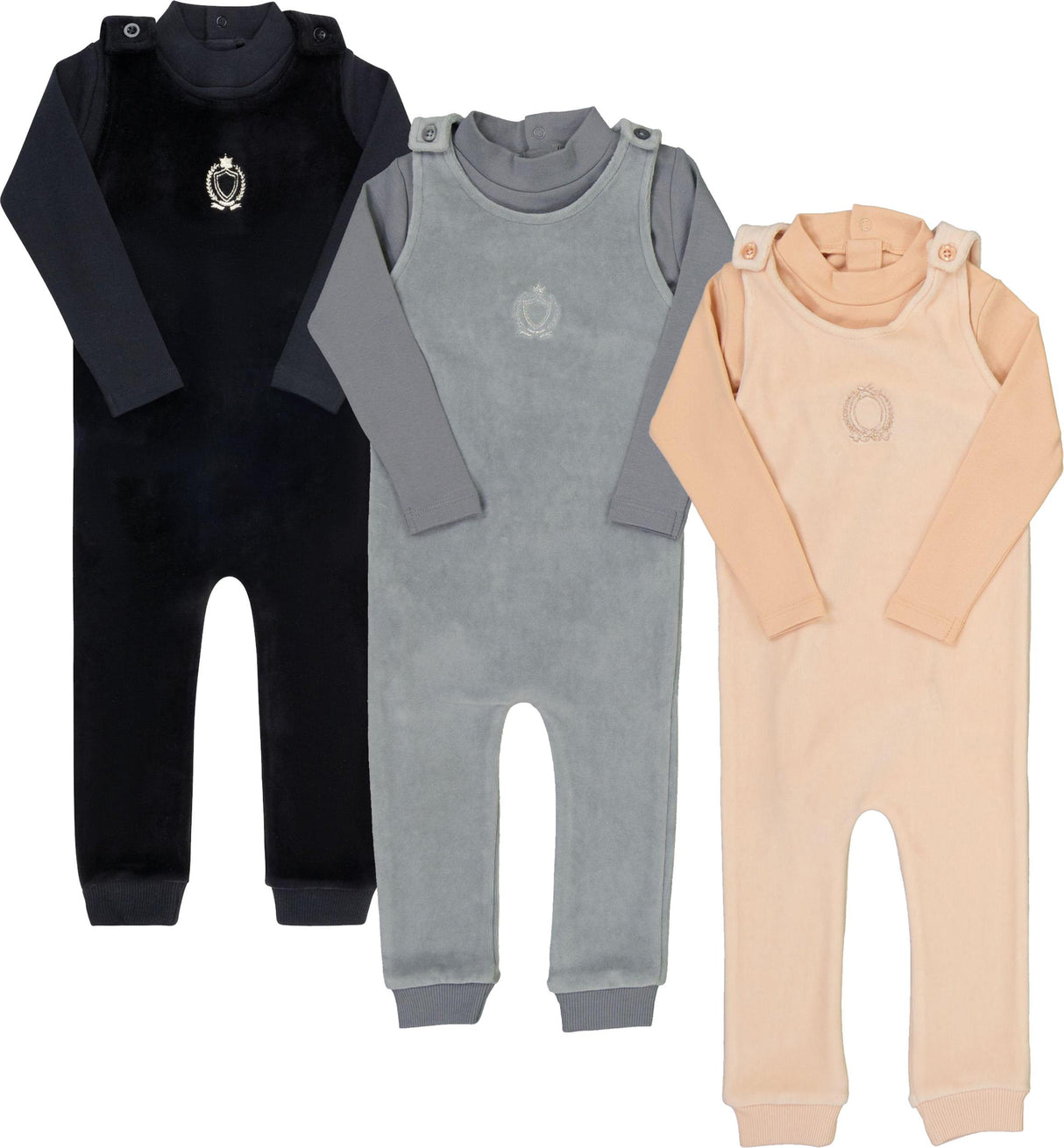 Aurora Baby Boys Girls Metallic Crest Outfit - AAW26-0110-0112-0113
