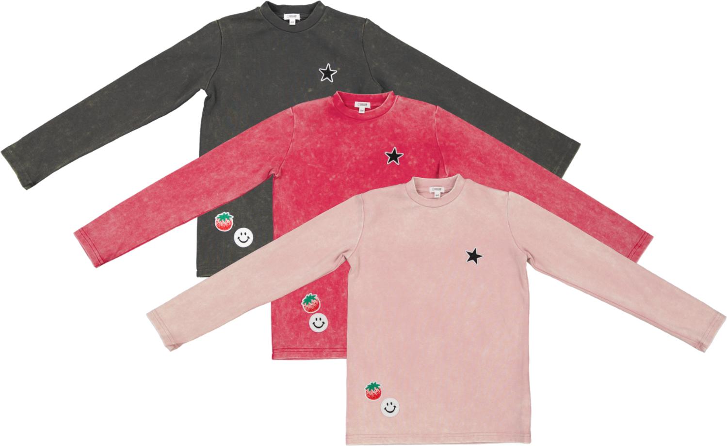 Bonjoy Girls Patch Long Sleeve T-shirt - BTS25004LT – ShirtStop
