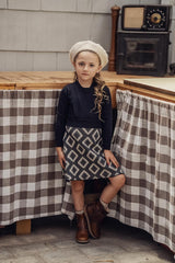 Apricot Girls Diamond Knit Outfit - WB4CY2432EG