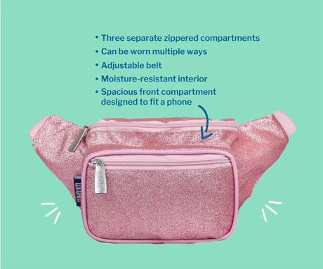 Wildkin Glitter Fanny Pack - 24902