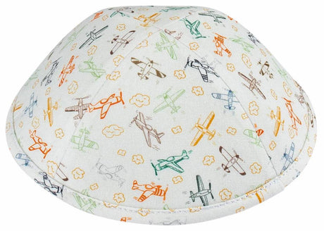 iKippah Boys Vintage Airplane Yarmulka