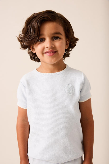 Analogie by Lil Legs Signature Collection Boys Short Sleeve Sweater - SKCSW