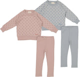 Bondoux Bebe Baby Boys Girls Ribbed Outfit - W26-329TP