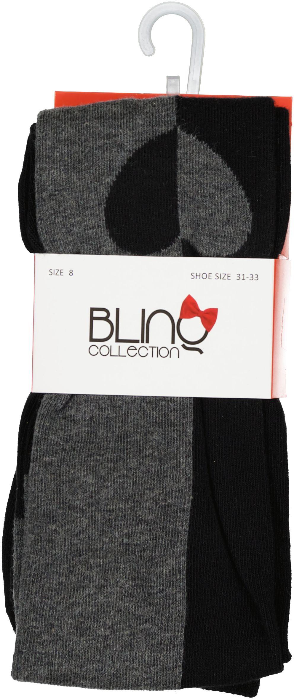 BlinQ Girls Two Tone Heart Cotton Tights - 920