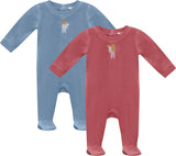 Fragile Baby Boys Girls Velour Footie - WB6CP7473