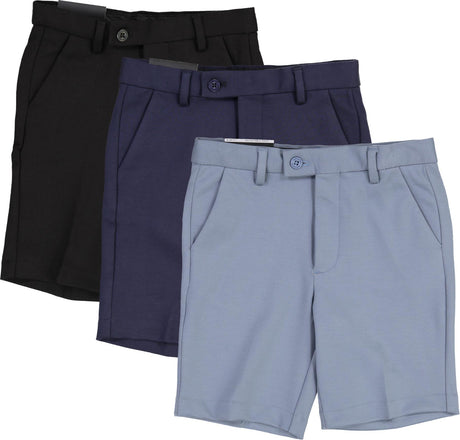 Leo & Zachary Boys Stretch Dress Shorts - SSK-504