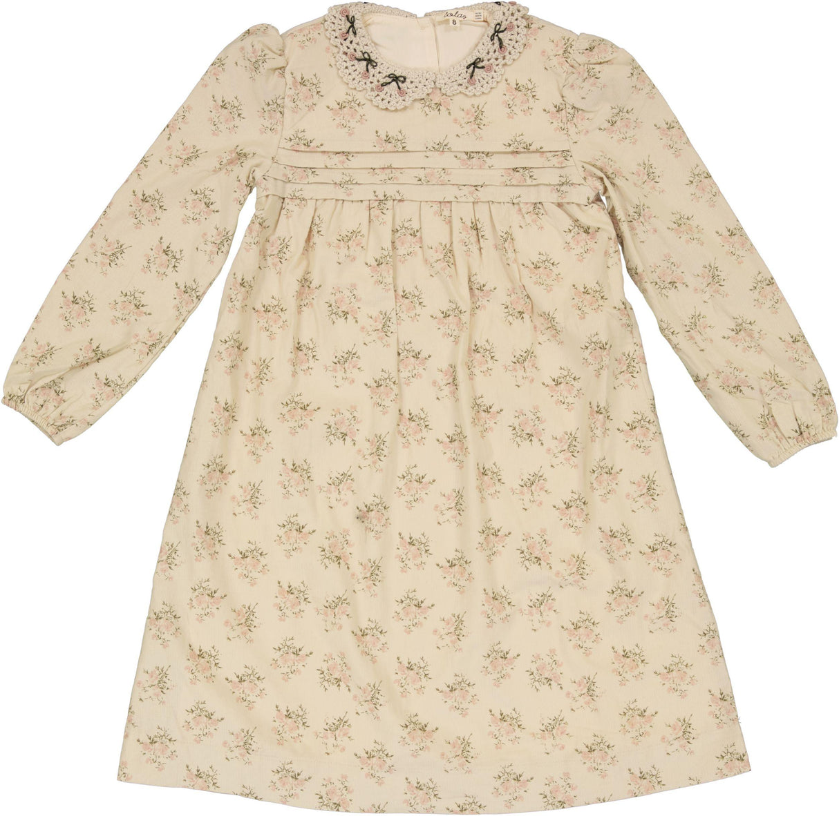 Lola Girls Crochet Collar Dress - WB5CP7244D