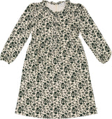 Charlotte & George Girls Woven Flannel Flower Print Dress - WB5CP7241D