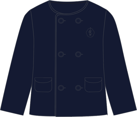 Analogie by Lil Legs Signature Collection Boys Double Breasted Knit Blazer - DKBL