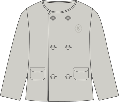 Analogie by Lil Legs Signature Collection Boys Double Breasted Knit Blazer - DKBL