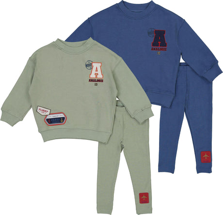 Lil Legs Wardrobe Staples Collection Baby Toddler Boys Patch Outfit - AF26TS116