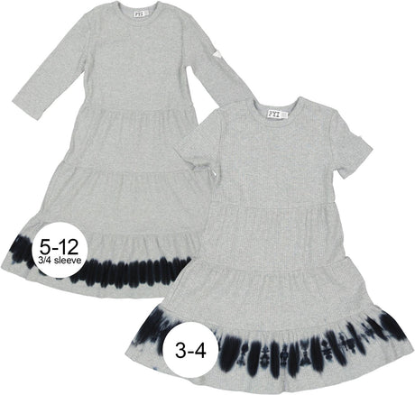 FYI Girls Tie Dye Ribbed Tiered Dress - SB3CP4761D