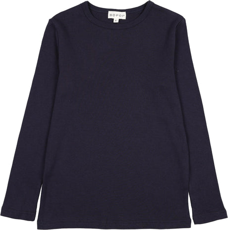 Bopop Girls Pinstripe Stars Long Sleeve T-shirt - TR142