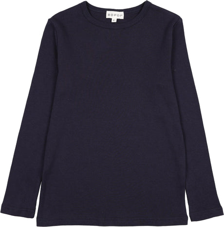 Bopop Girls Pinstripe Stars Long Sleeve T-shirt - TR142