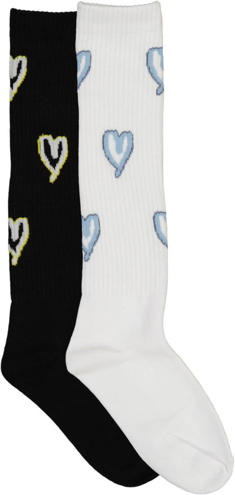 Zubii Girls Chalk Heart Knee Socks - 1054