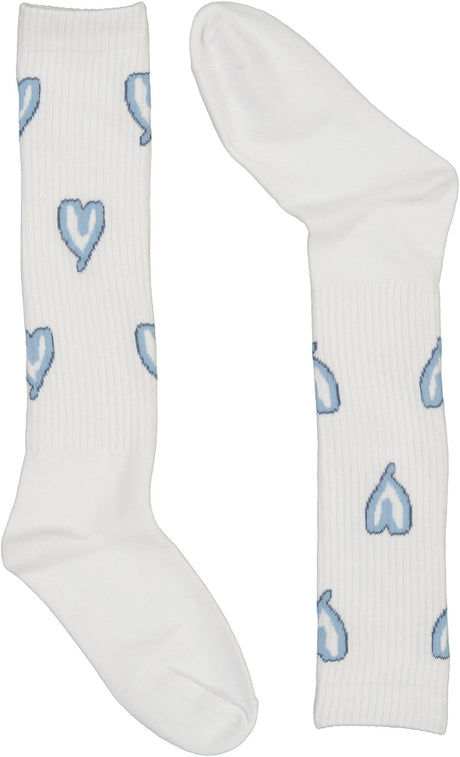 Zubii Girls Chalk Heart Knee Socks - 1054