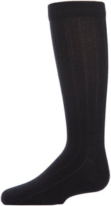 Memoi Boys Cotton Ribbed Dress Socks 3 Pack - MK-10950