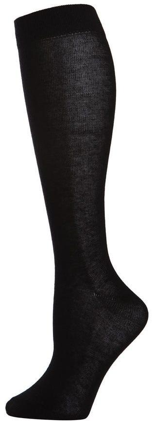 Spot On Basics by Memoi Girls Flat Knit Knee Socks - SP-1019