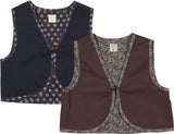 Analogie by Lil Legs Home Garden Collection Boys Girls Contrast Trim Vest - AF26T724