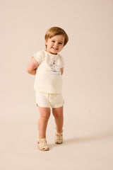 Analogie by Lil Legs Lil People Collection Baby Boys House Marled Outfit - LPHMB