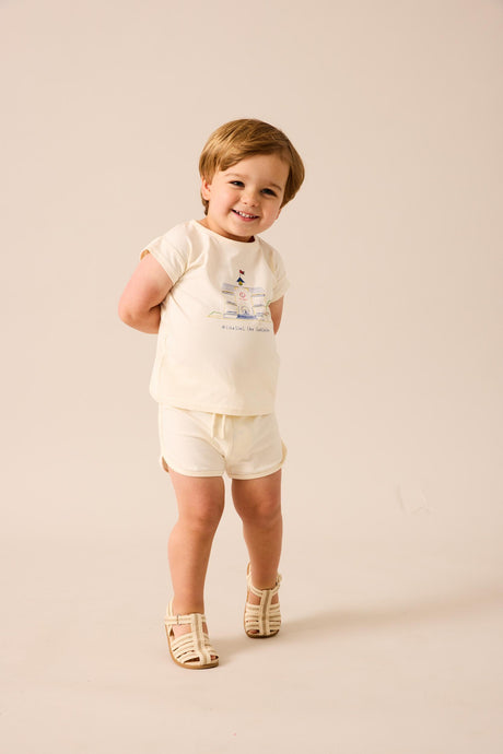 Analogie by Lil Legs Lil People Collection Baby Boys House Marled Outfit - LPHMB