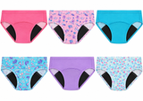 Hanes Toddler Girls Briefs Assorted 6 Pack - TABBR6