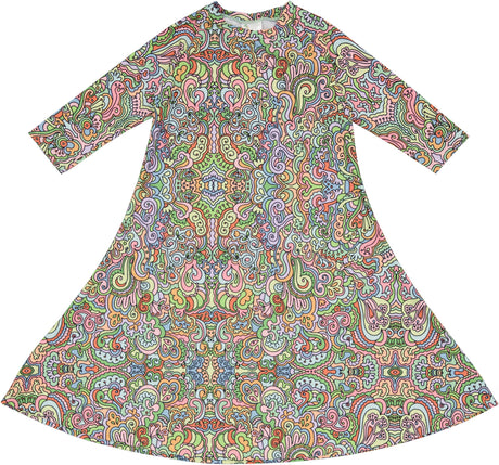By The Wai Girls Swim Dress - Colorful