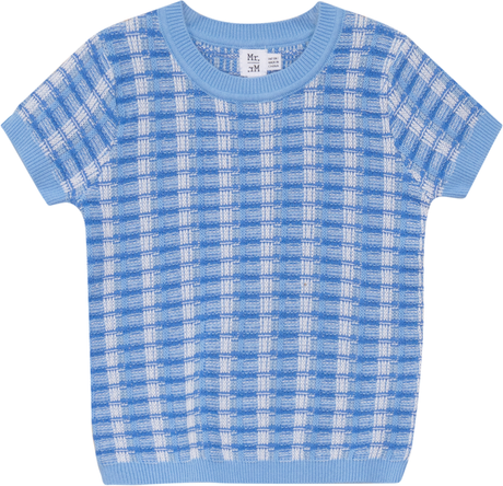 Mr. Mr. Boys Basketweave Short Sleeve Sweater - SB6CY2874