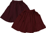 Lil Legs Wardrobe Staples Collection Girls Pocket Circle Skirt - AF26S816