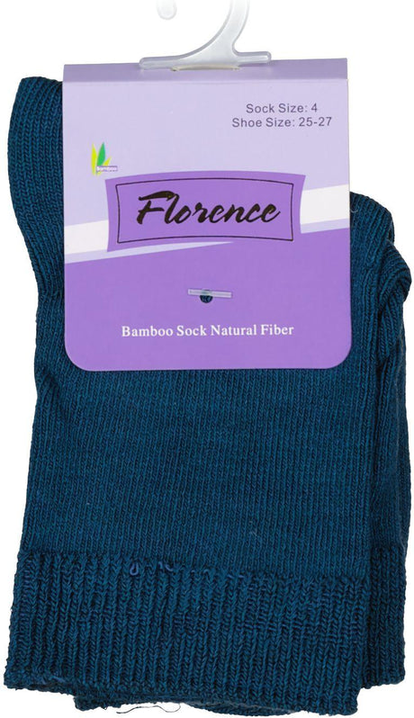 Florence Boys Girls Unisex Bamboo Cotton Crew Socks - 179