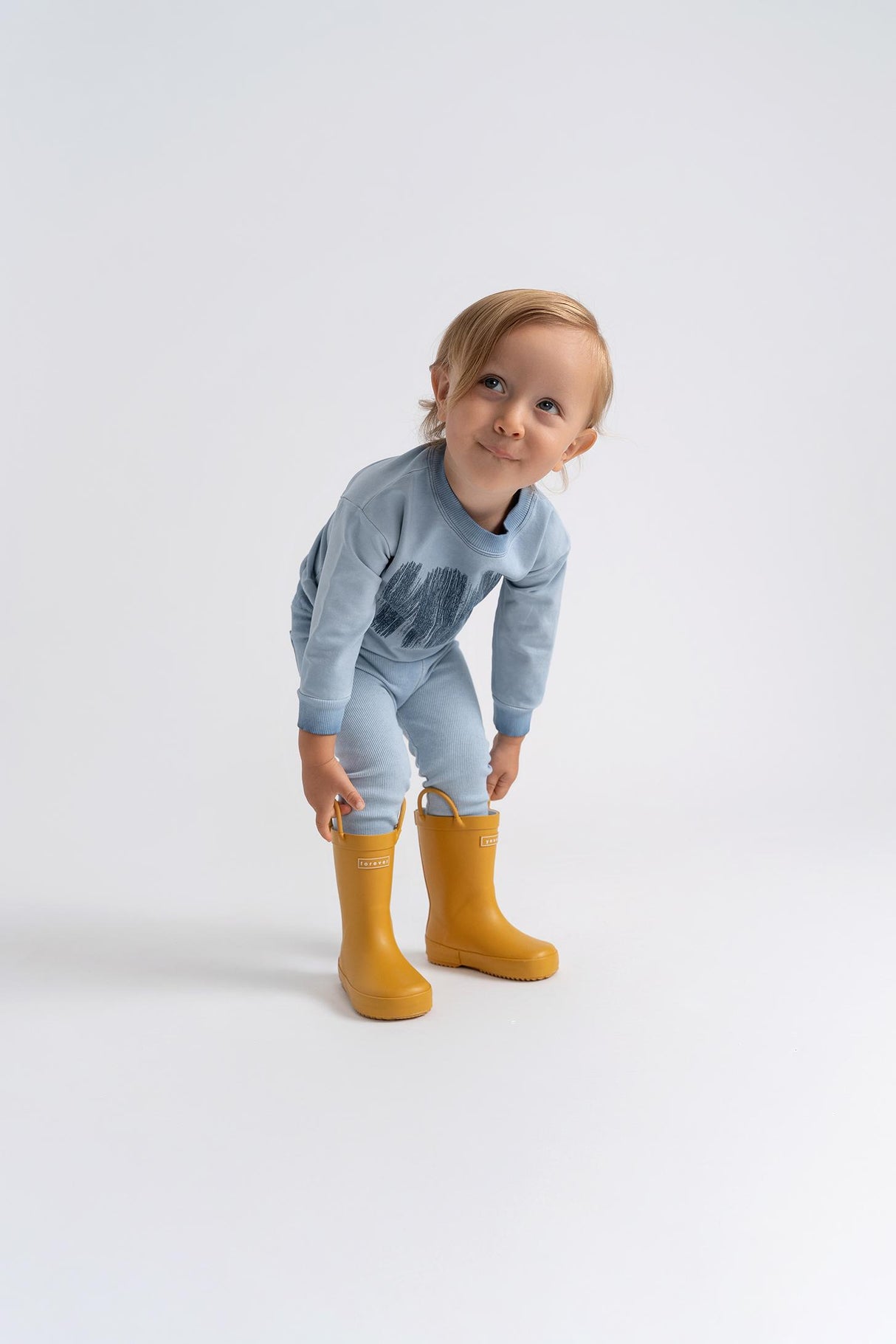 Charlotte & George Baby Boys Girls Brushstroke Print Suede Outfit - WB5CP7257E