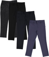 T.O. Collection Boys Flat Front Knit Stretch Dress Pants - A78093