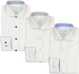 T.O. Collection Boys Long Sleeve Dress Shirt with Contrast - Fall 2026