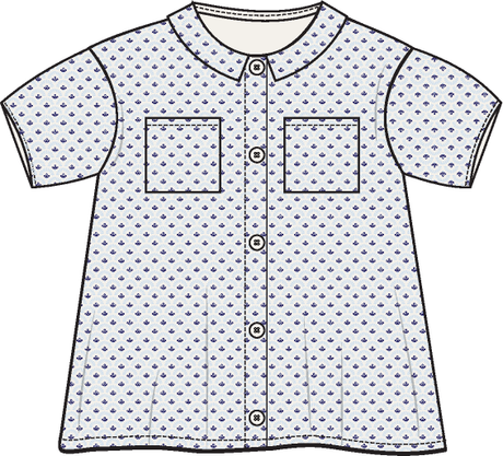 Analogie by Lil Legs Mountain Meadows Collection Toddler Boys Short Sleeve Pocket Dress Shirt - MMTSH