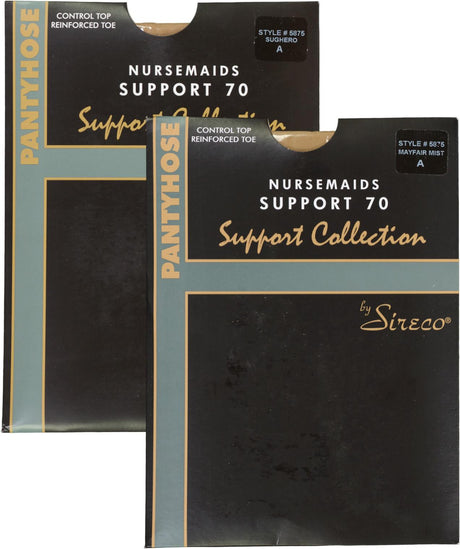 Sireco Womens Nursemaids Support 70 Denier Pantyhose - 5875/5975