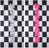Memoi Summer Checked Beach Towel - MAC-056