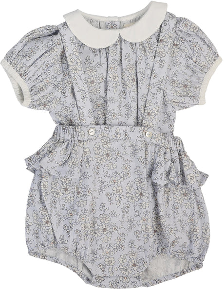 Analogie by Lil Legs Mountain Meadows Collection Baby Girls Bloomer Outfit - MMBST