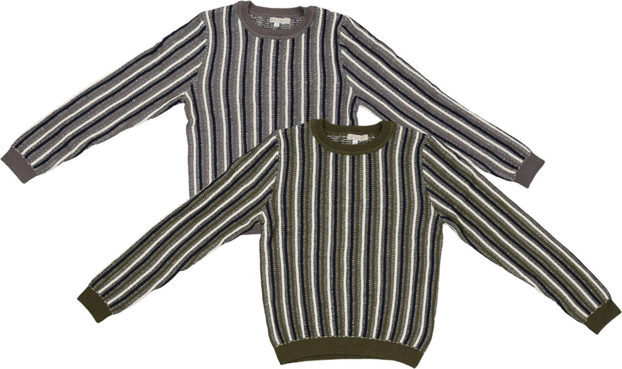 N° 18 Kids Boys Raised Stripe Sweater - WB5CY2690