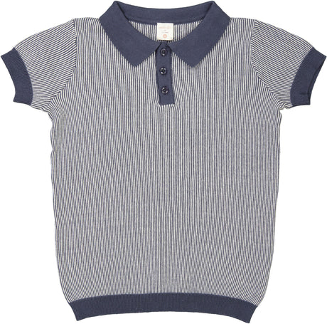 Analogie by Lil Legs Shabbos Collection Boys Short Sleeve Knit Polo Shirt Sweater