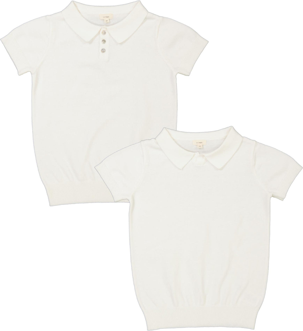 Lil Legs Knit Basic Collection Boys Short Sleeve Knit Polo Sweater - SSKP