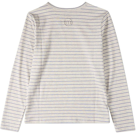 Memoi Girls Teens Ciao Striped Long Sleeve T-shirt - MKC-109